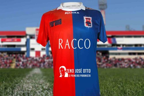 Nome de Zeno José Otto estará na camisa do Paraná abaixo do patrocinador máster contra o Palmeiras | Divulgação Paraná Clube