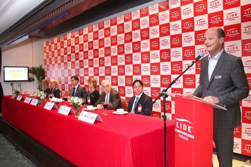 Presidente da montadora no país, Murguet, falou aos empresários do Lide Paraná ontem | Eneas Gomez/MComm