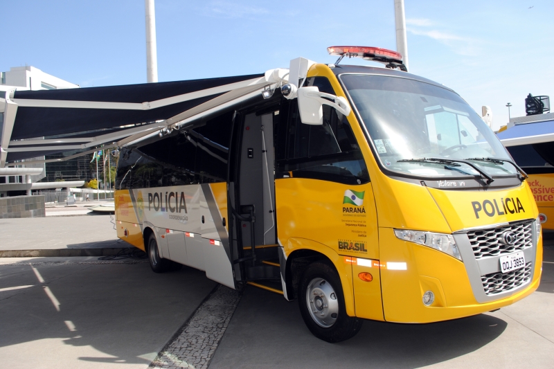 Os módulos são móveis para acompanhar os deslocamentos de usuários pela cidade | Sesp/ Divulgação