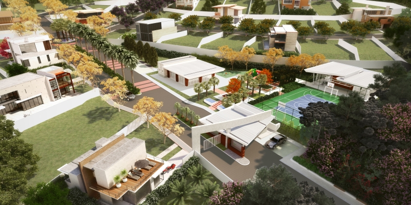 Amplos terrenos em condomínio perto do Parque Barigui | Divulgação