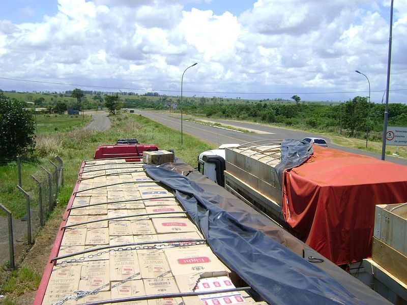 Desde janeiro, Paraná já registrou mais de 18 milhões de maços de cigarro apreendidos | Divulgação/Polícia Rodoviária Federal