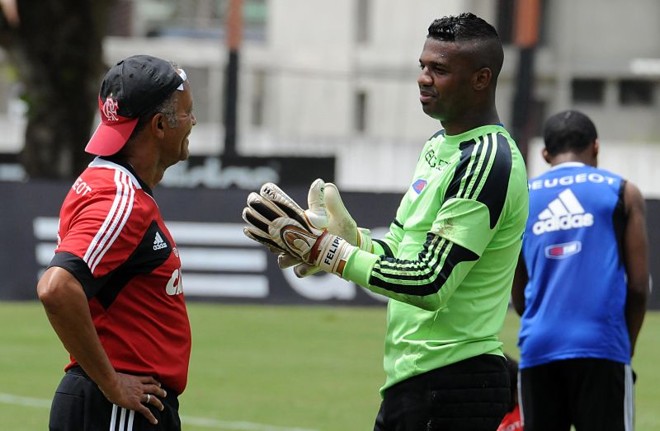 Felipe elogiou o atacante atleticano Marcelo | Alexandre Vidal / Fla Imagem
