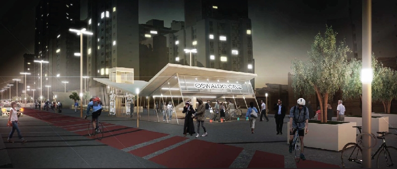 Com 22 quilômetros de extensão, a ciclovia vai margear na superfície o trajeto do metrô entre o CIC Sul e o Santa Cândida | Divulgação/Triunfo