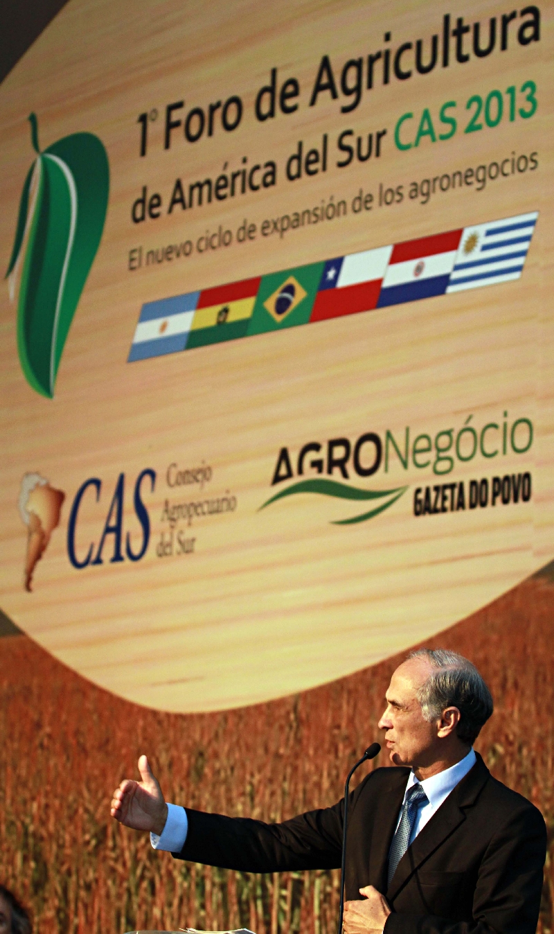 O ministro Antônio Andrade: segundo ele, Brasília dá prioridade ao agronegócio | Christian Rizzi/ Gazeta do Povo