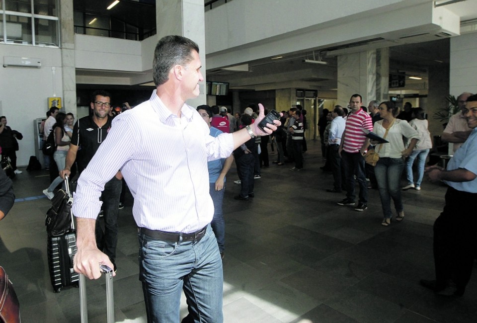 Mistério: o técnico Vagner Mancini não quis confirmar a escalação de Marcelo | Daniel Castellano, enviado especial/Gazeta do Povo