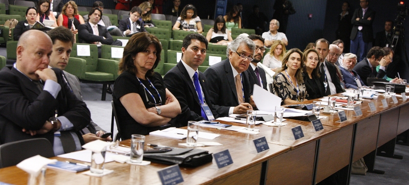 Censura ou autorização prévia? Por quase cinco horas, dezessete líderes de associações debateram o assunto, ontem | Nelson Júnior/STF