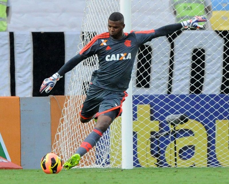 Felipe durante a vitória sobre o Corinthians, que livrou o Flamengo do rebaixamento no Brasileiro. | Alexandre Vidal/ Fla Imagem