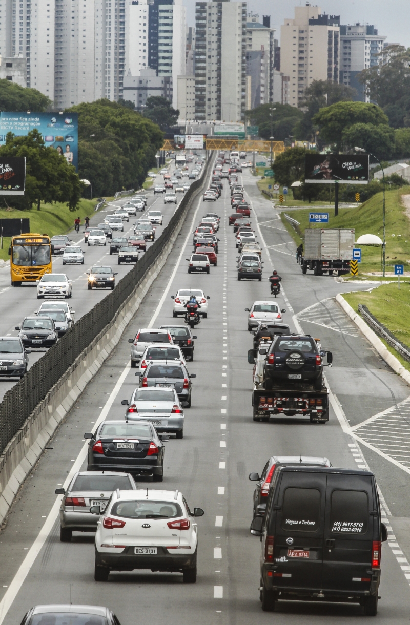 No total, foram 369 acidentes entre quinta e domingo | Hugo Harada/Gazeta do Povo