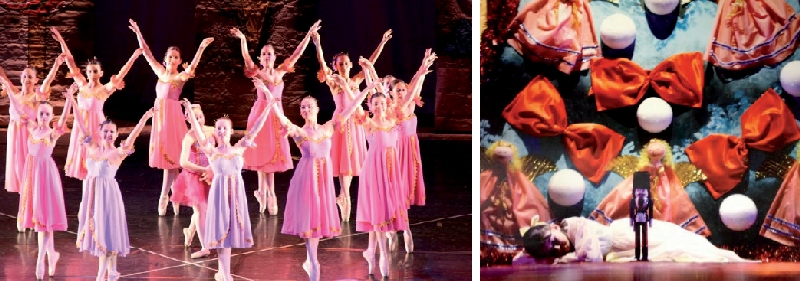 Alunos, ex-alunos e professores da academia Quebra Nozes se revezam entre as coreografias, num elenco que vai dos 5 anos à casa dos 30 anos | Divulgação