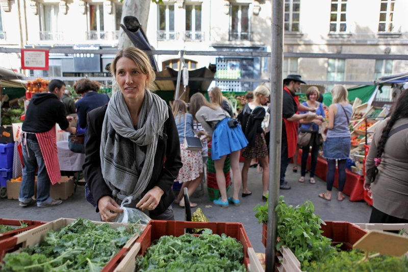 Kristen Beddard tenta convencer os chefs dos benefícios do repolho frisado sem cabeça | Damien Lafargue para The New York Times