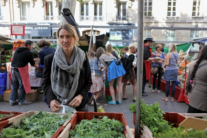 Kristen Beddard tenta convencer os chefs dos benefícios do repolho frisado sem cabeça | Damien Lafargue para The New York Times