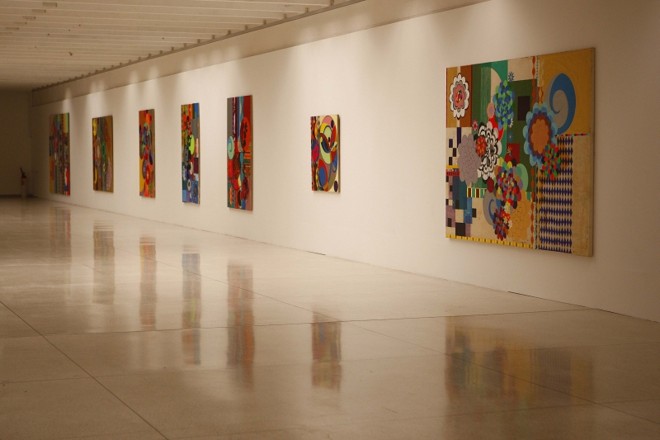 A amplitude da sala do MON vai permitir que o visitante tenha uma visão única da obra de Beatriz Milhazes | 