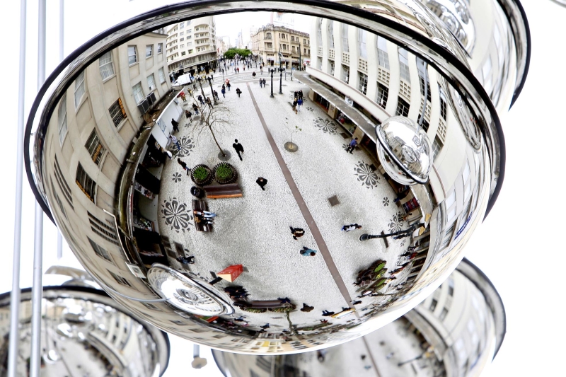 Obra será restaurada e ficará exposta em Rua da Cidadania | Antônio More/Gazeta do Povo
