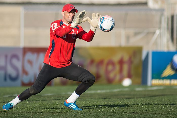 Líder do elenco paranista, goleiro Marcos promete mais dedicação do grupo nos próximos jogos | Henry Milléo / Gazeta do Povo