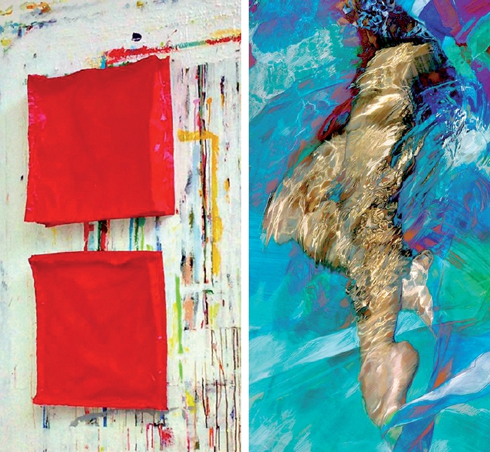 Obras de Paolo Ridolfi (à esq.) e de Sérgio Helle estarão expostas | Reprodução