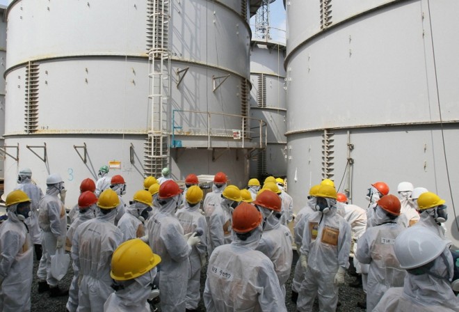 Técnicos inspecionaram tanques de água em setembro | Kyodo/Reuters