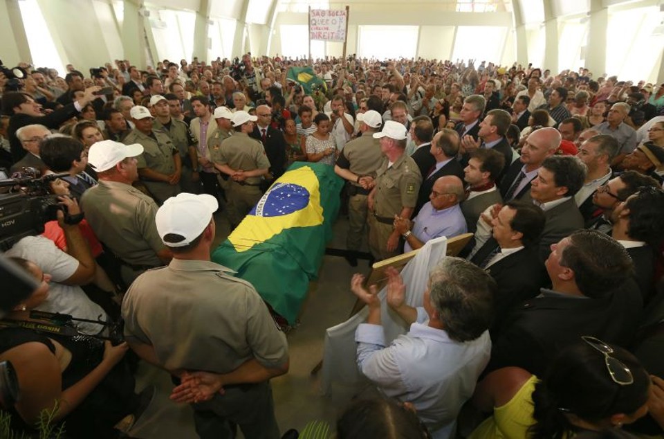São Borja (RS) parou para homenagear um de seus filhos mais ilustres | REUTERS/Edison Vara