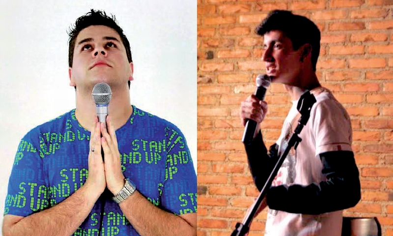 Lacerda: sempre no palco; Padilha: sucesso ao microfone | Fotos: Divulgação