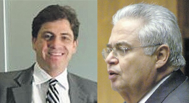 Vinícius Samarane: ex-dirigente do Banco Rural; Pedro Correa: ex-deputado envolvido no esquema |
