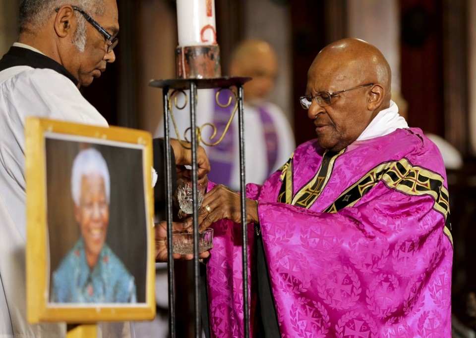Tutu, assim como Mandela, foi vencedor do prêmio Nobel da Paz | Reuters/Sumaya Hisham