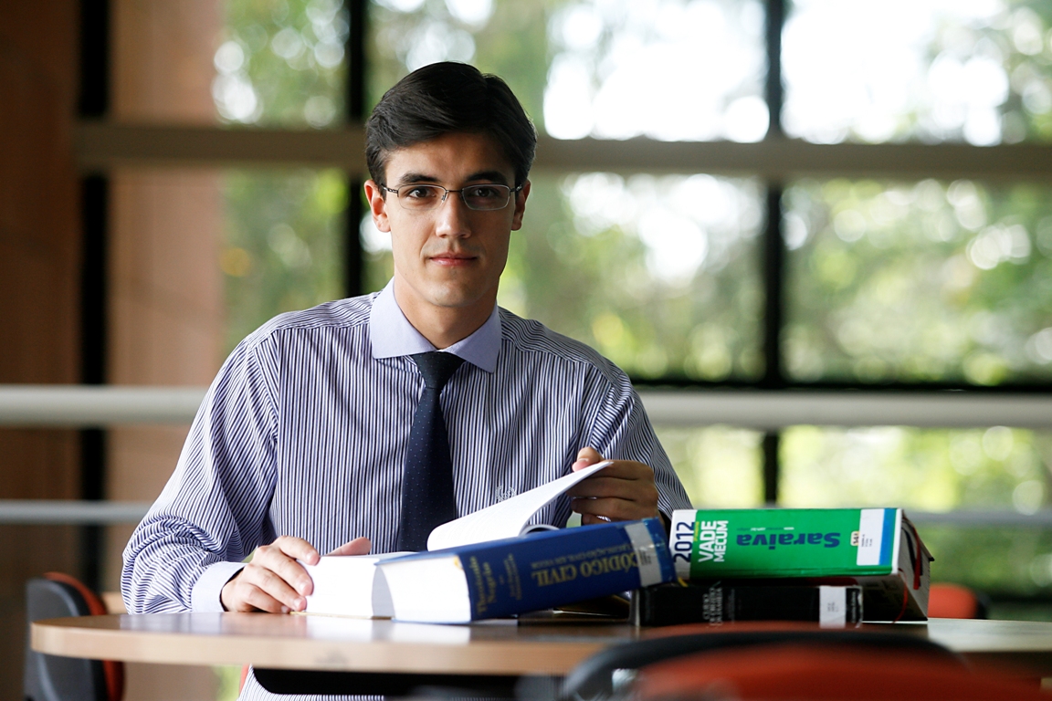 Fernando Siqueira participa pelo terceiro ano consecutivo do programa de iniciação científica da Universidade Positivo. Sentimento de realização. | Marco André Lima / Gazeta do Povo