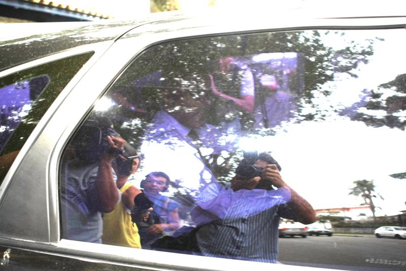 Michelotto não deu entrevistas ao chegar ao Gaeco para depor | Ivonaldo Alexandre/Agência de Notícias Gazeta do Povo