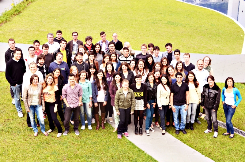 Colaboradores da i-Cherry: espaço físico atraente e experiências fora do Brasil compartilhadas | Divulgação