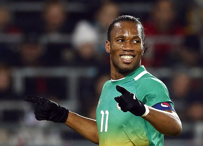 Costa do Marfim do atacante Didier Drogba vai treinar em Águas de Lindoia na Copa | Dominic Ebenbichler / Reuters