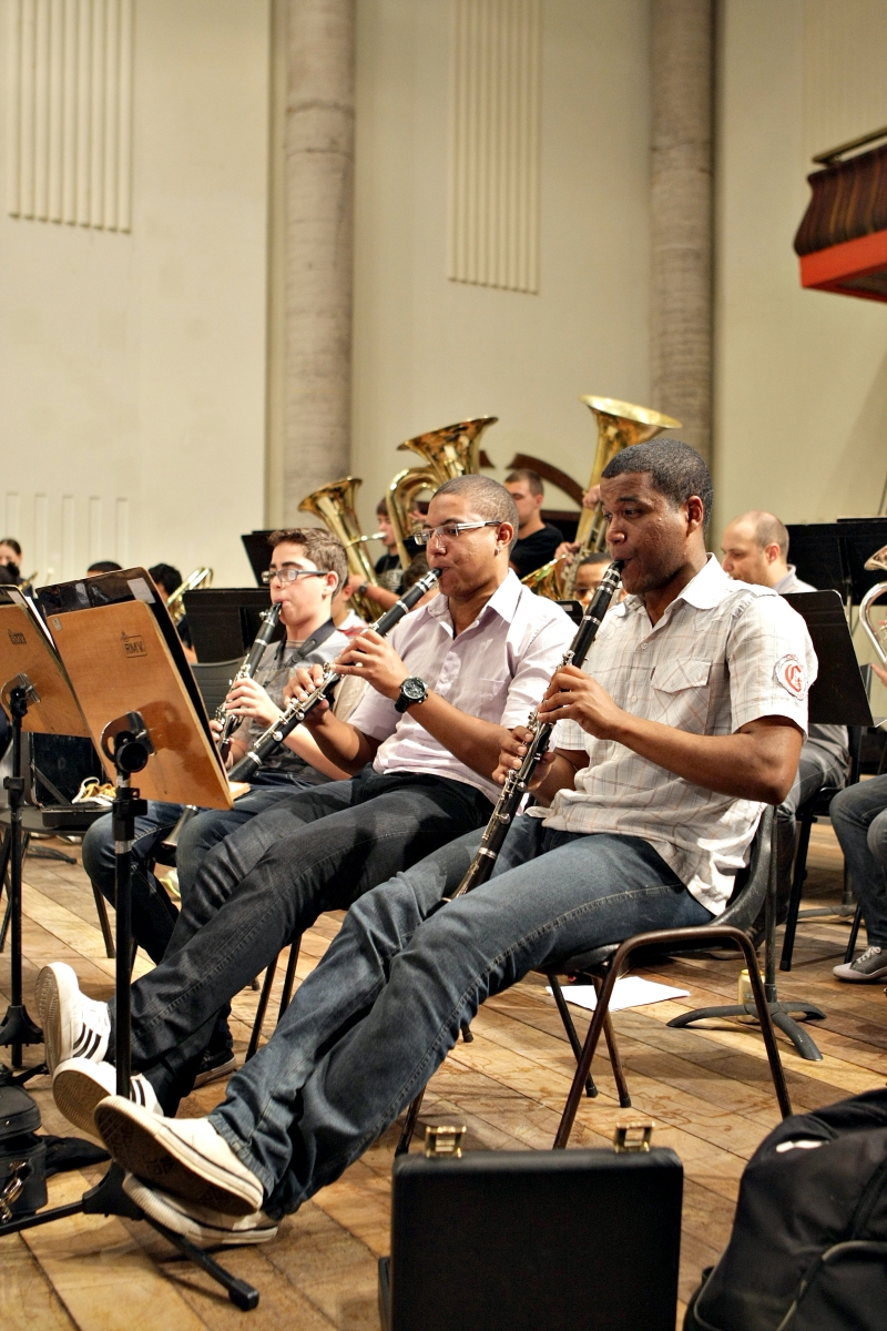Ensaio durante a oficina do ano passado: integração com público e estudantes faz parte da meta do evento | Ivonaldo Alexandre/Gazeta do Povo