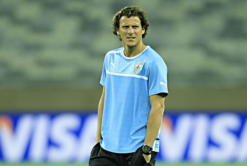 Forlan, do Inter, treinará com a seleção uruguaia em Sete Lagoas | Albari Rosa / Gazeta do Povo