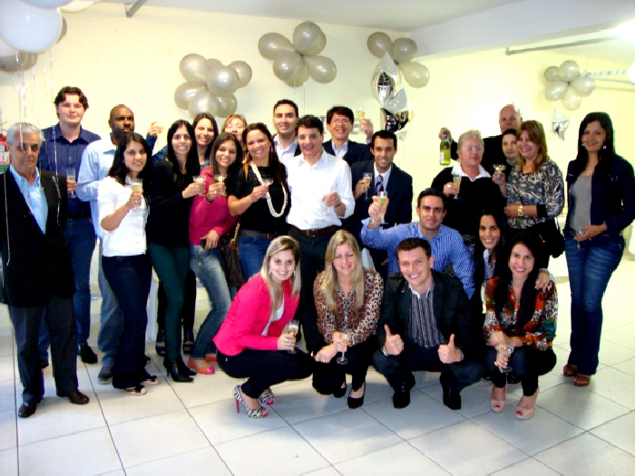 Colaboradores da Embracon: clima de ajuda mútua | Divulgação