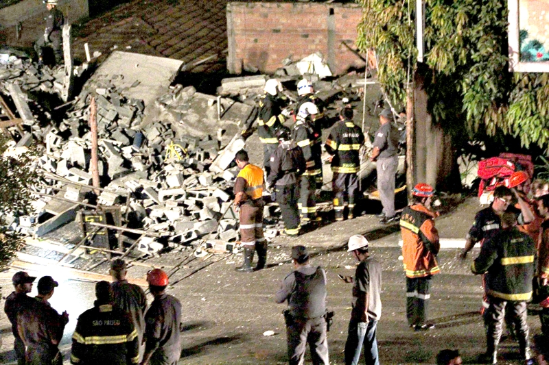 Dois operários estavam desaparecidos até a noite de ontem | Edison Temoteo/Folhapress