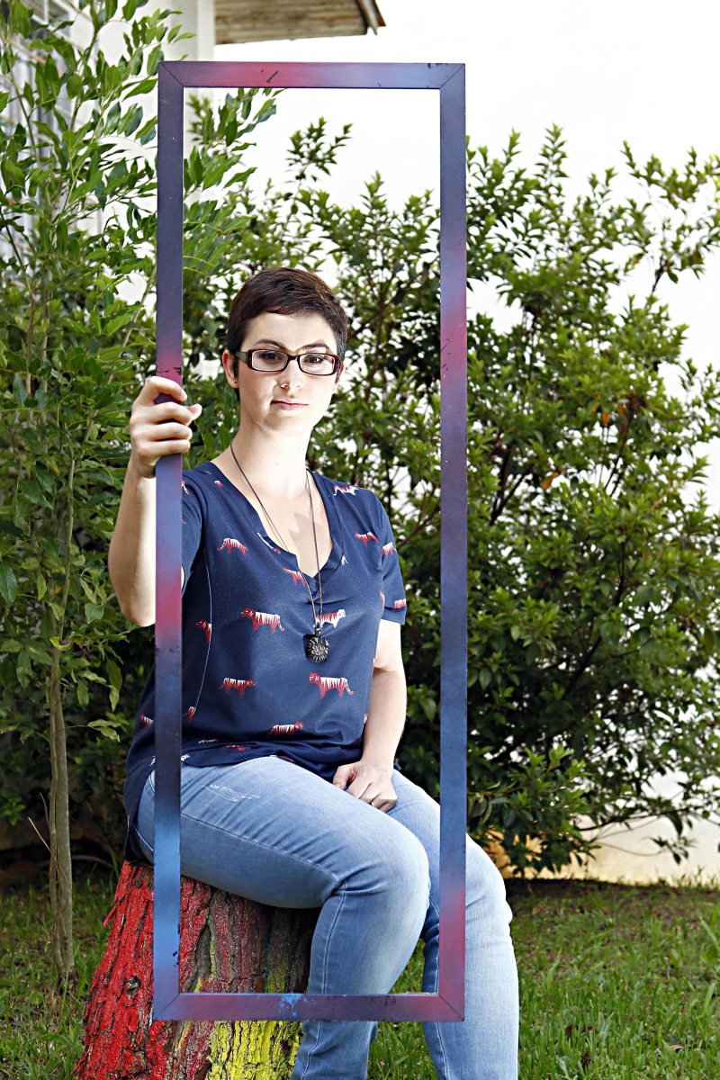 Lívia participou dos atos de junho: pouca coisa mudou, diz | Albari Rosa/Gazeta do Povo