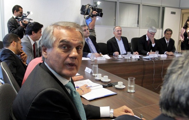 Vilson Ribeiro de Andrade, do Coritiba, representou os clubes na reunião em Brasília | Ailton de Freitas/ Agência O Globo