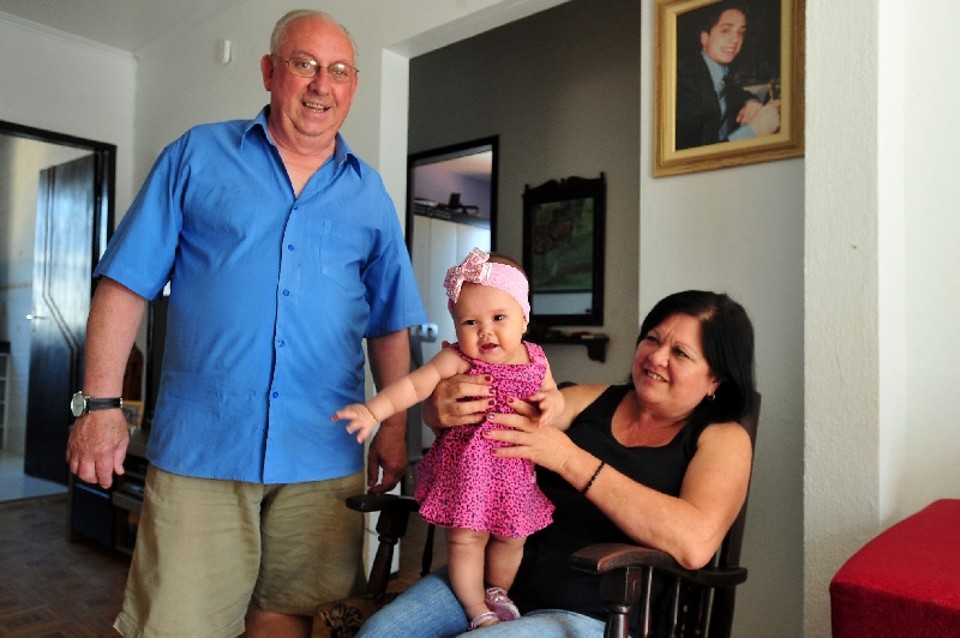 Joarez, Rafaela e Celanira: tristeza deu lugar à alegria | Fernando Ramos/Agência RBS