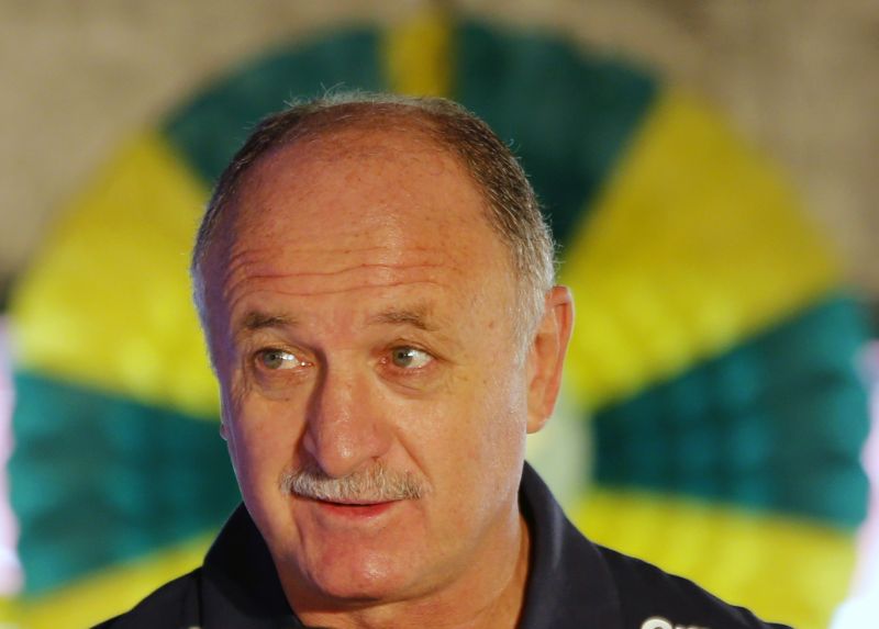 Após um ótimo ano de preparação, Felipão se mostra confiante para a Copa do Mundo de 2014 | Paulo Whitaker / Reuters