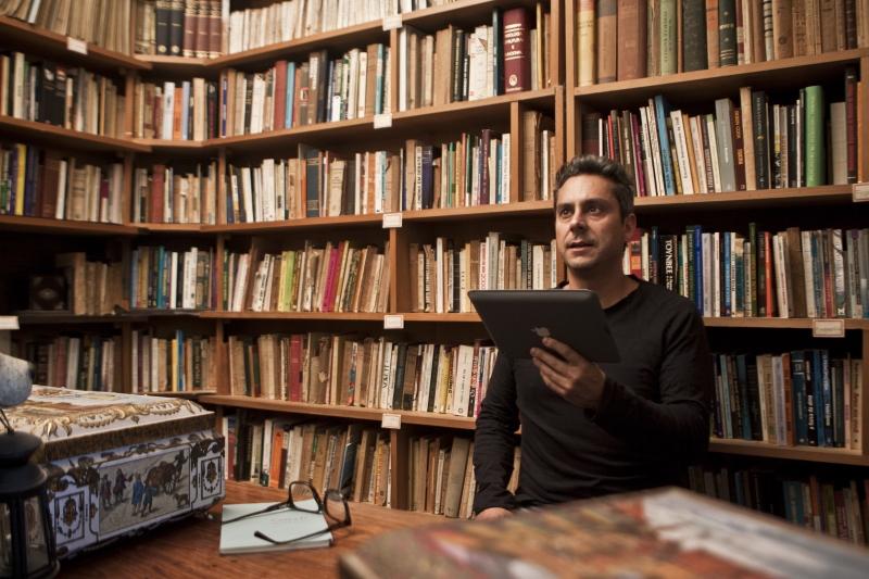 As gravações do DVD de Alexandre Nero aconteceram na casa da família Brandão, em Curitiba | Marcelo Andrade/Gazeta do Povo