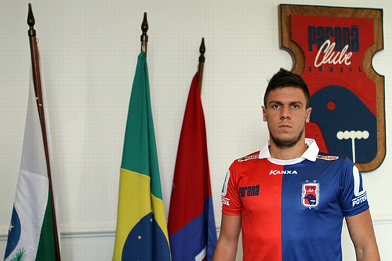 Danillo Galvão foi o terceiro reforço confirmado pelo Paraná para 2014, o segundo vindo do Águia de Marabá | Divulgação / Paraná Clube