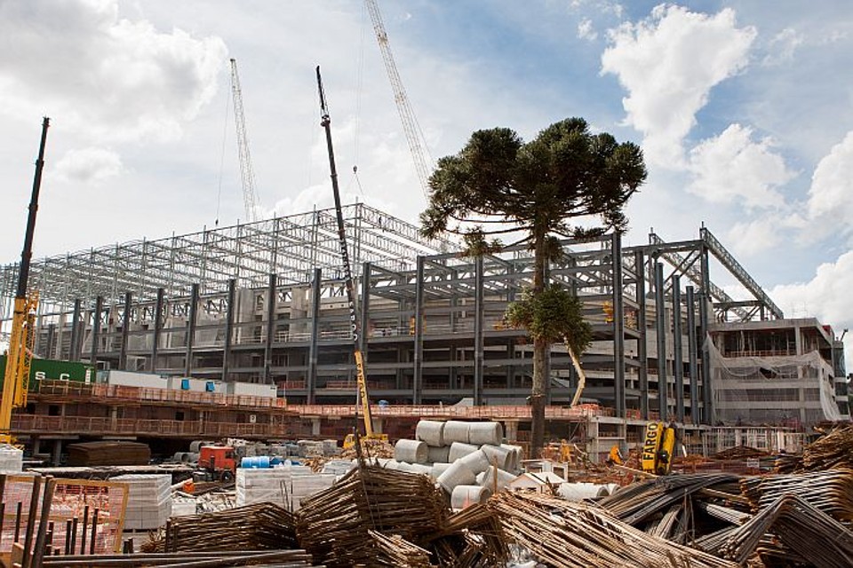 Dia 24 de fevereiro é a nova data de entrega da Arena da Baixada para a Fifa | Bruno Covello / Gazeta do Povo
