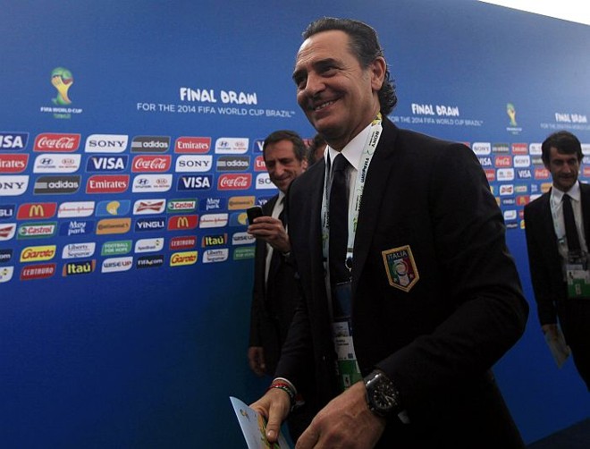 Coube ao técnico Cesare Prandelli definir Mangaratiba (RJ) como a base da Itália na Copa | Ricardo Moraes / Reuters