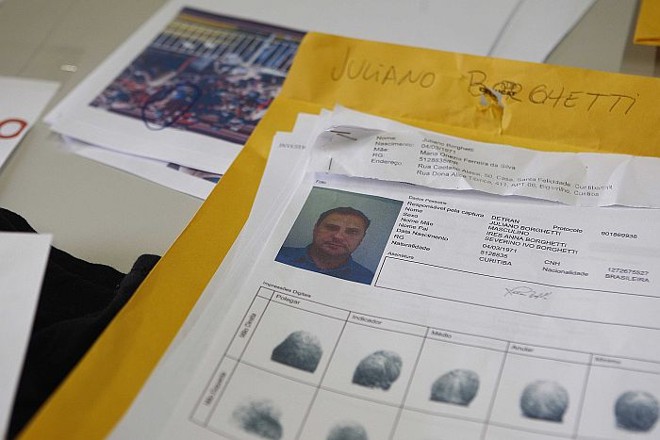 Ficha do ex-vereador Juliano Borghetti, indiciado na polícia pela briga em Joinville |