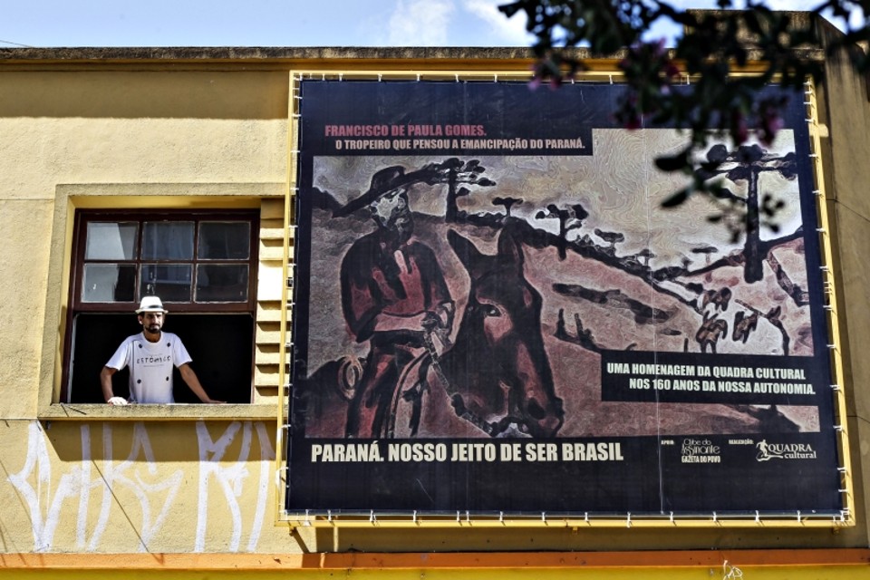 Com iniciativa, Magrão relembra um pouco da história do estado | Daniel Castellano/ Gazeta do Povo