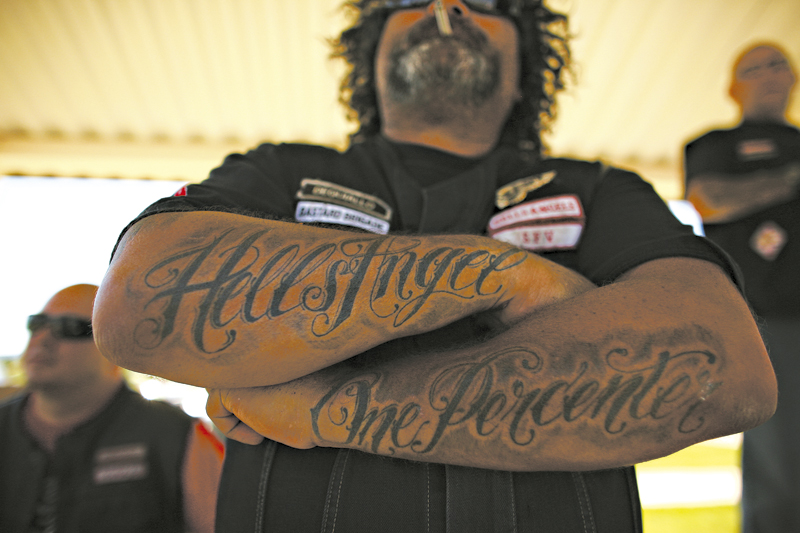 O grupo Hells Angels moveu vários processos para proteger sua marca registrada | Matthew Staver/The New York Times