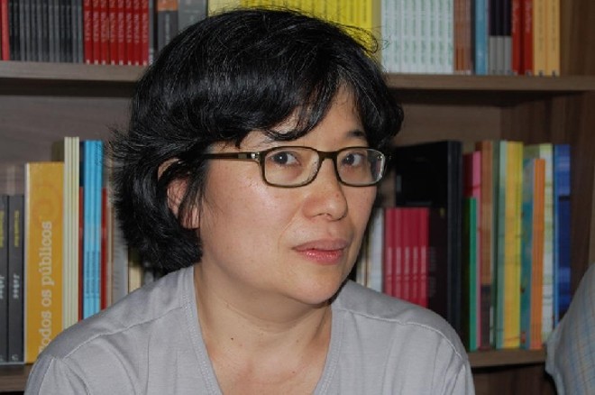 A escritora e jornalista Marília Kubota |