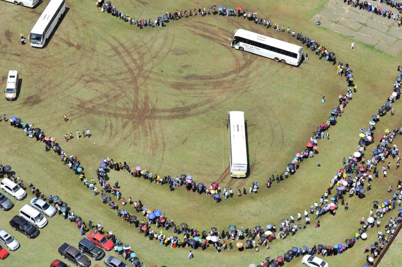 Imagem aérea dos arredores da Union Building, sede do Governo sul-africano | REUTERS/GCIS/Handout via Reuters
