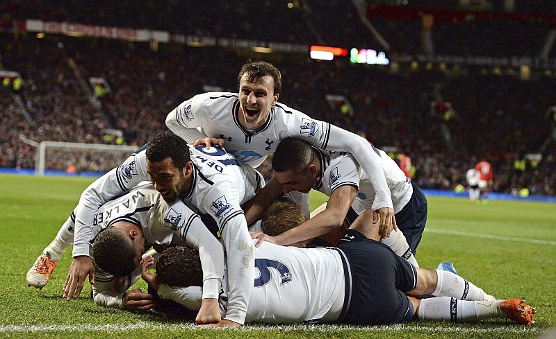 Tottenham quebra em pleno Old Traford uma série de seis vitórias do Manchester United | Nigel Rodis / Reuters