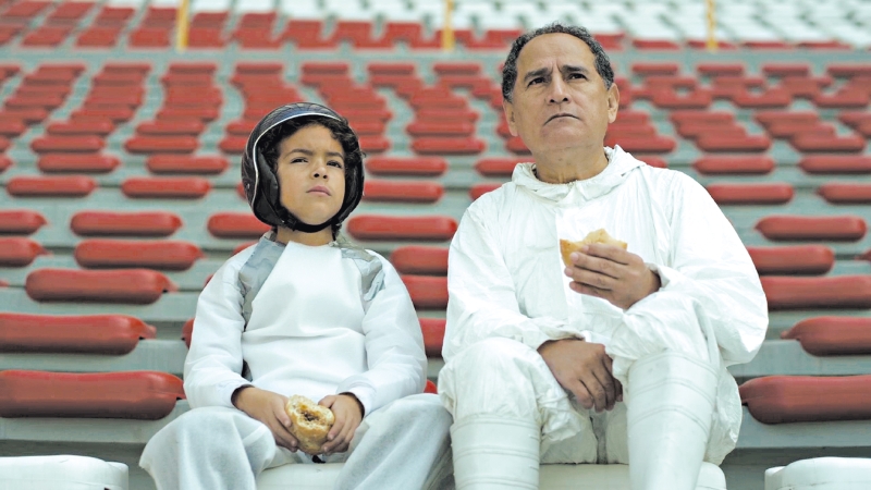 Adrian Du Bois, à esquerda, e Victor Prada em El Limpiador, filme do diretor peruano Adrián Saba | Flamingo Films