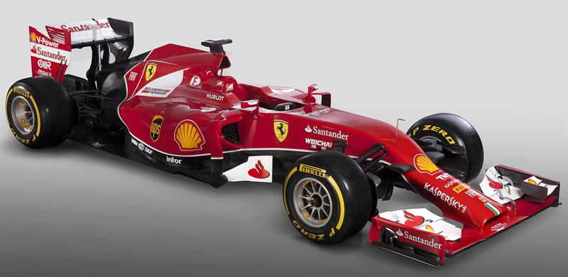 Novo carro da Ferrari para a temporada de 2014 da Fórmula 1 | Ferrari/Divulgação