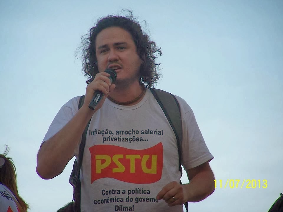 O nome de Rodrigo Tomazini foi apresentado nesta segunda-feira em nota distribuída à imprensa como pré-candidato do PSTU ao governo do Paraná | PSTU / Divulgação