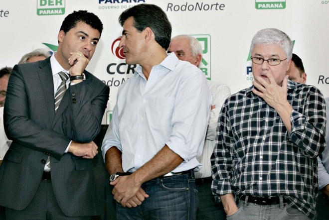 Marcelo Rangel e o governador Beto Richa: prefeito de Ponta Grossa já garantiu palanque para a reeleição do tucano | 